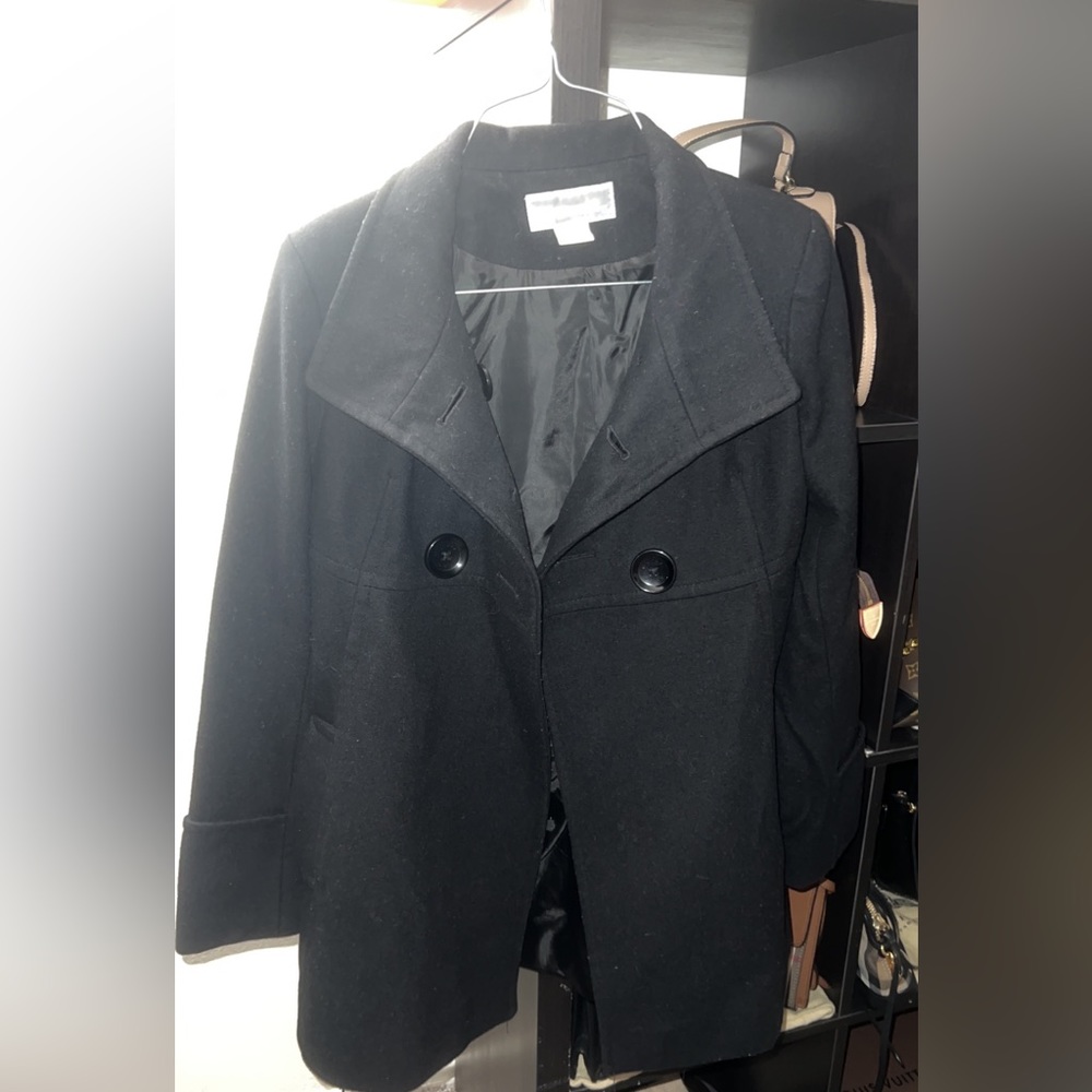 Michael Kors Black pea coat